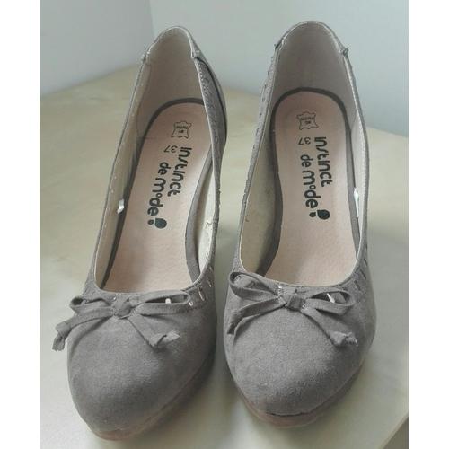 Escarpins taupe outlet